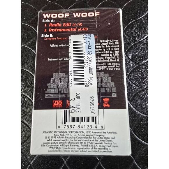 Dr DoLittle Cassette Tape The 69 Boyz- Sealed - Picture 2 of 4